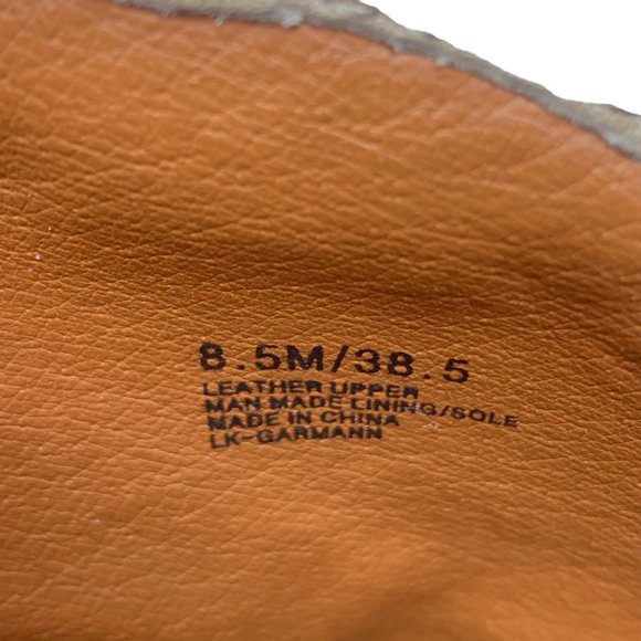 LUCKY BRAND Garmann Taupe Leather Pull On Booties - Picture 5 of 12